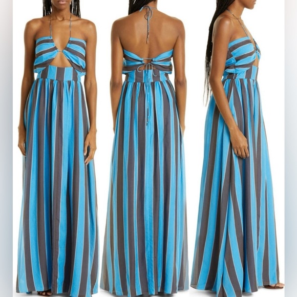 Rebecca Vallance Micaela Halter Maxi Dress in Size US 6 - Picture 5 of 11